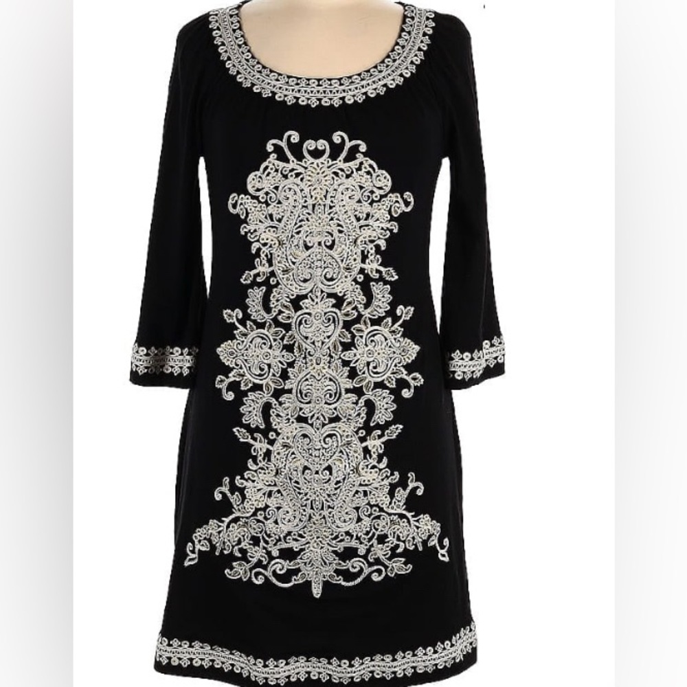 INC International Concepts Embroidered Dress Size Petite